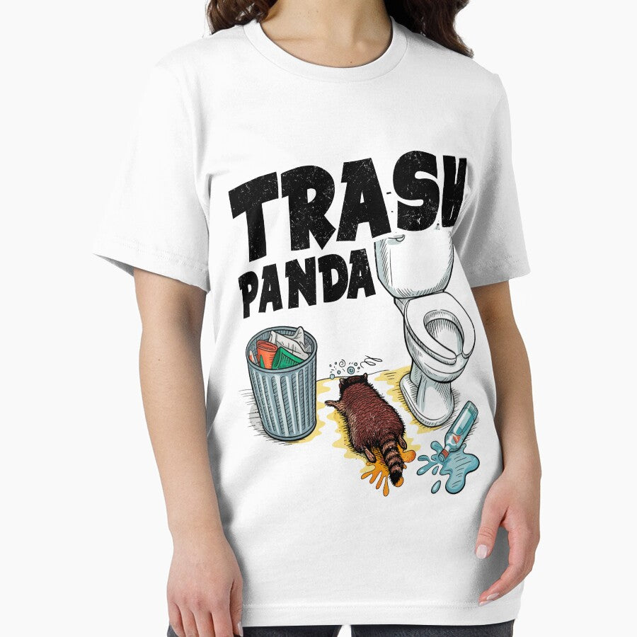 Trashed Panda Funny Drunk Racoon by MackenzieBin T-Shirts, Hoodie, Sweatshirt | BlankRebels.com (Image 2)