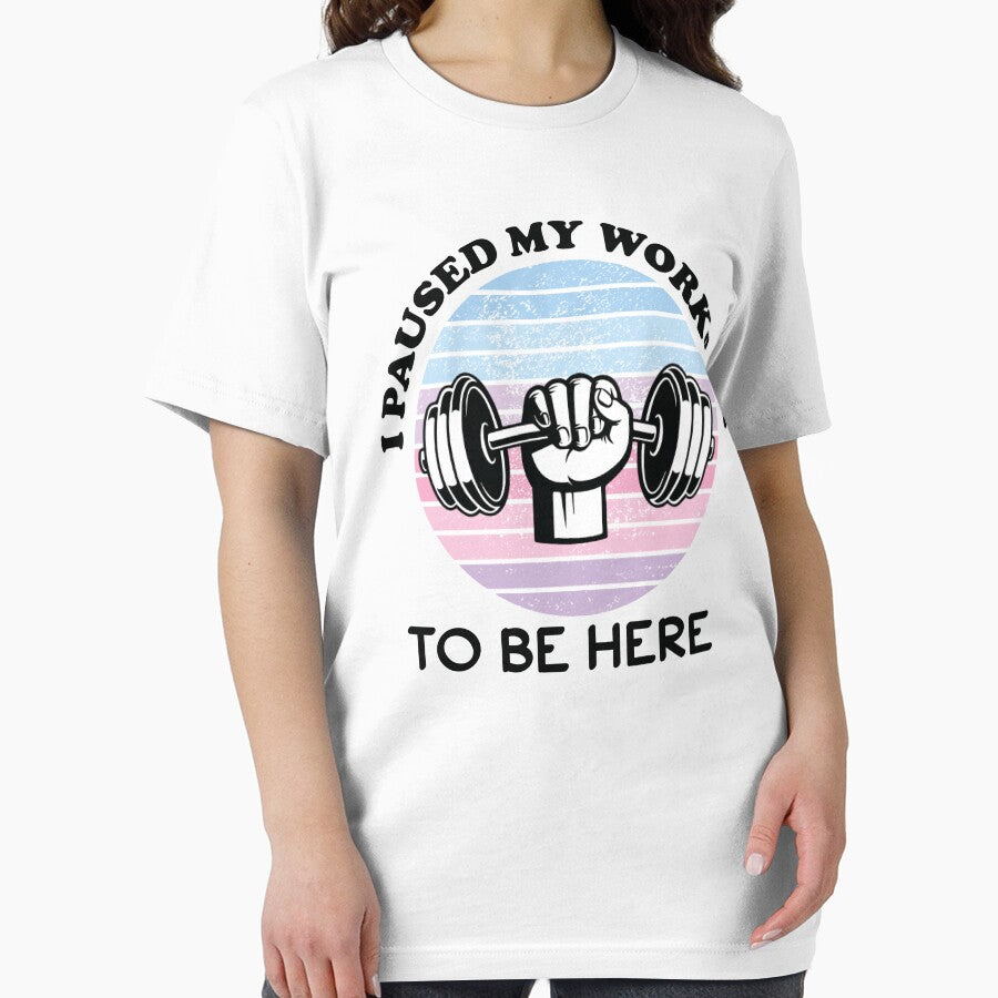 I Paused My Workout To Be Here by beefrancky T-Shirts, Hoodie, Sweatshirt | BlankRebels.com (Image 2)