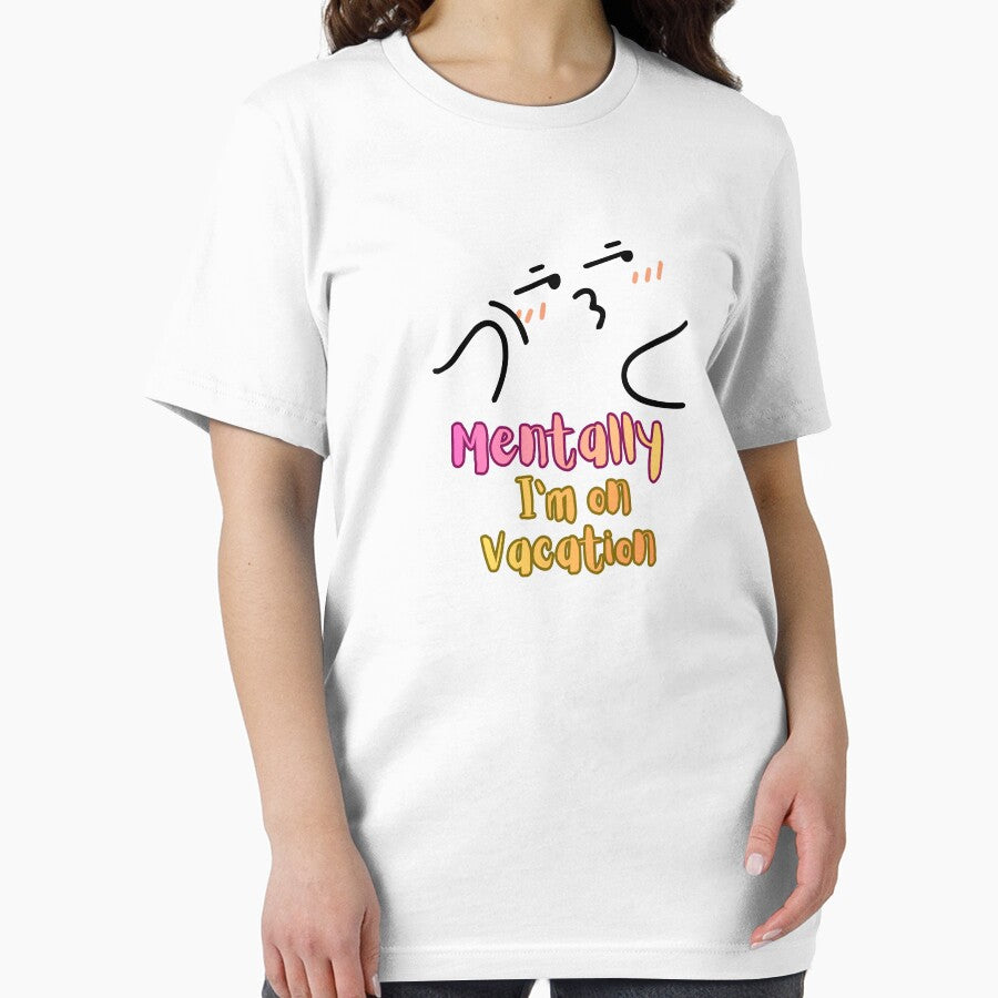 Mentally I’m on Vacation by hallwell T-Shirts, Hoodie, Sweatshirt | BlankRebels.com (Image 2)