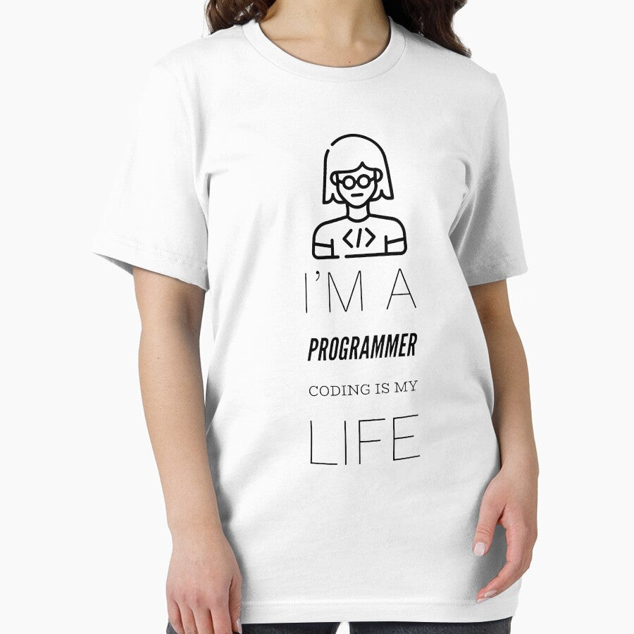 I'm A Programmer Coding Is My Life (black) by Stornu2Ruedas T-Shirts, Hoodie, Sweatshirt | BlankRebels.com (Image 2)
