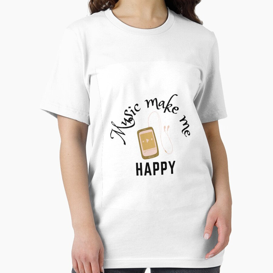 music make me happy by Huluhub T-Shirts, Hoodie, Sweatshirt | BlankRebels.com (Image 2)