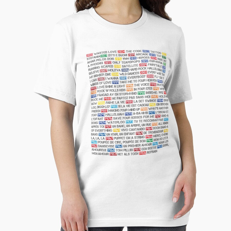ESC Winning Songs [Complete] by lazarusheart T-Shirts, Hoodie, Sweatshirt | BlankRebels.com (Image 2)