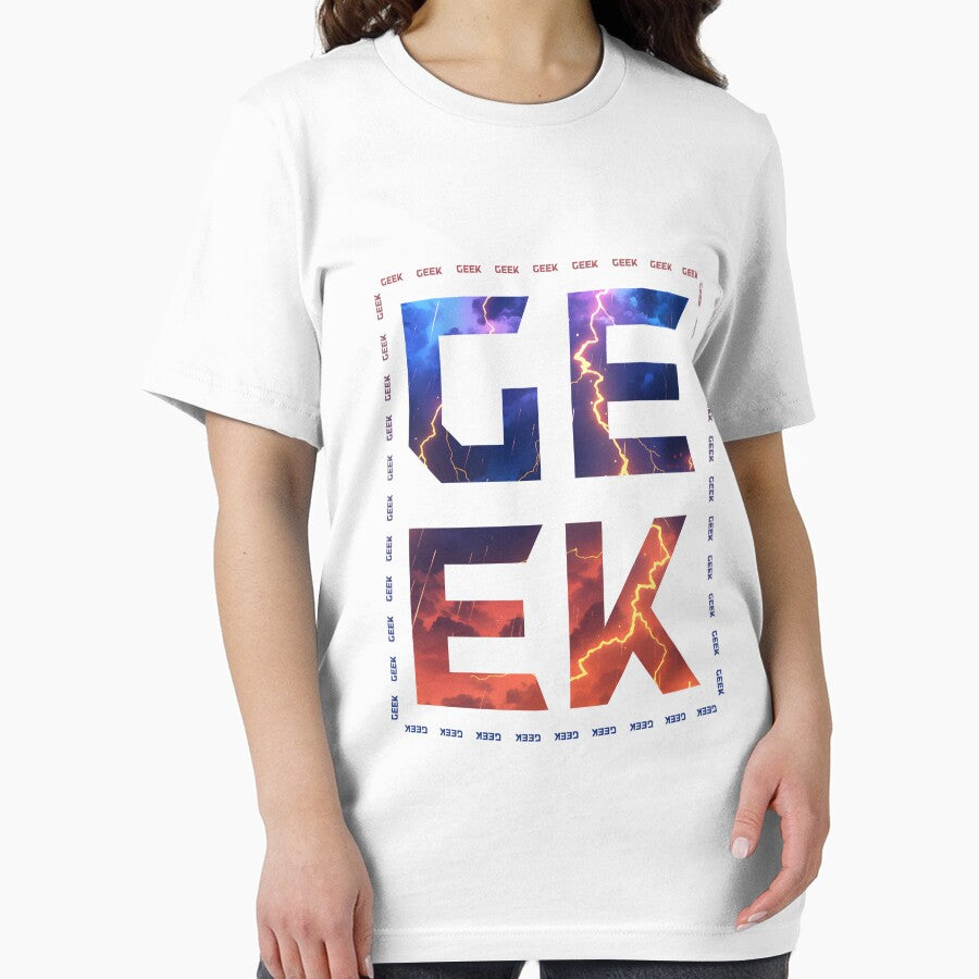 GEEK – Minimalist T-Shirt for True Geeks by Tamatoa's Cave Hoodie, Sweatshirt | BlankRebels.com (Image 2)