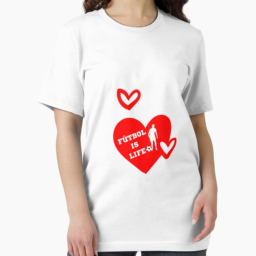 Fútbol Is Life Football and Soccer Lover Vintage Retro Sunset Essential T-Shirt by Zakariya20