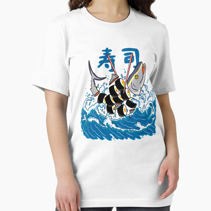 Tuna Sushi in the Wave by Kimprut T-Shirts, Hoodie, Sweatshirt | BlankRebels.com (Image 2)