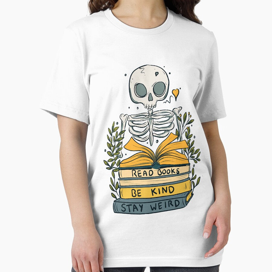 Read books be kind stay weird by Philipp Wegener T-Shirts, Hoodie, Sweatshirt | BlankRebels.com (Image 2)