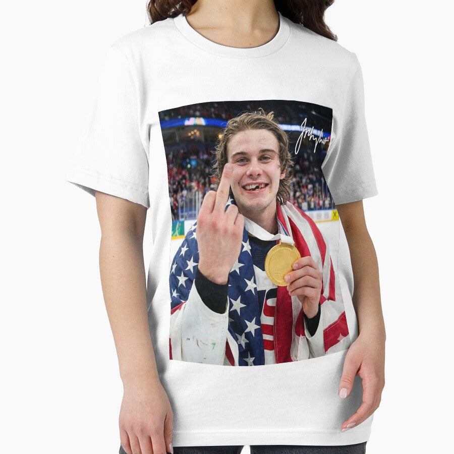 jack hughes middle finger - Usa Hockey 2026 Olympics by DillonHuerta T-Shirts, Hoodie, Sweatshirt | BlankRebels.com (Image 2)