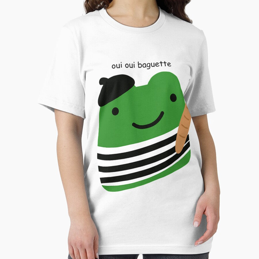 Oui Oui Baguette French Frog T-Shirts, Hoodie, Sweatshirt