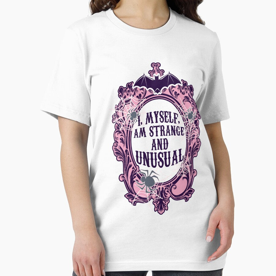 I Myself Am Strange And Unisual Mirror Funny Halloween by DNW-art T-Shirts, Hoodie, Sweatshirt | BlankRebels.com (Image 2)