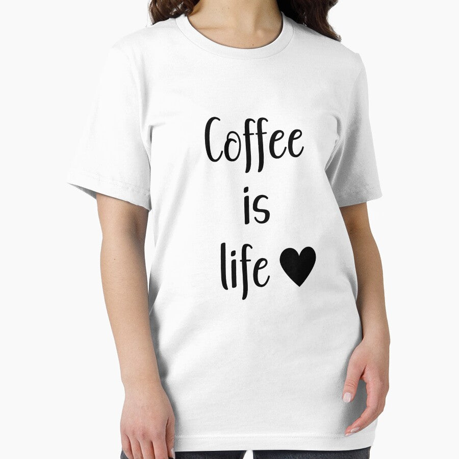Coffee is Life : Bold Coffee Lover Quote Design by UniGift T-Shirts, Hoodie, Sweatshirt | BlankRebels.com (Image 2)