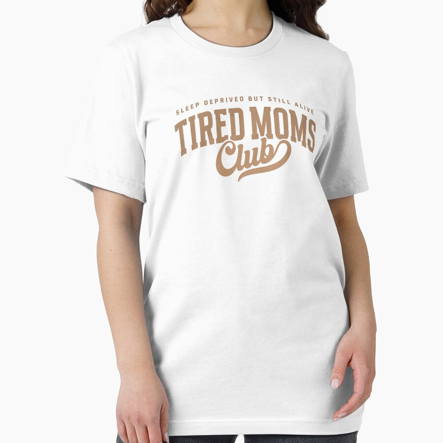 Sleep Deprived But Still Alive Tired Moms Club by raccoon2opossum T-Shirts, Hoodie, Sweatshirt | BlankRebels.com (Image 2)