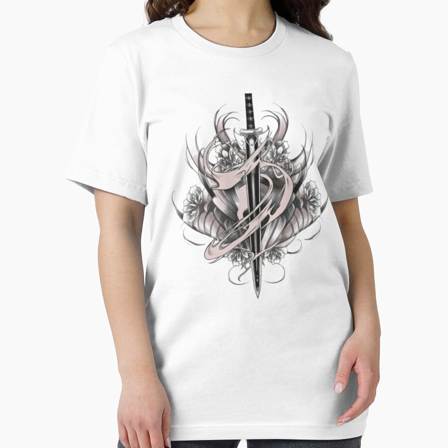sword anime tattoo style by Baldazar T-Shirts, Hoodie, Sweatshirt | BlankRebels.com (Image 2)