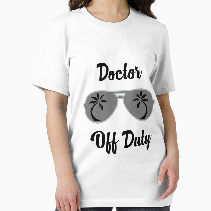 Off Duty Doctor Funny Summer Vacation by Seas Wanda T-Shirts, Hoodie, Sweatshirt | BlankRebels.com (Image 2)