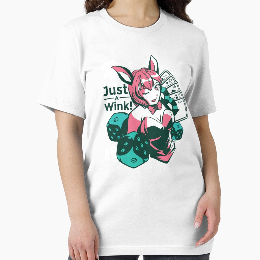WINKING ANIME GIRL MANGA T-SHIRT TEE SWEATER HOODIE GIFT PRESENT BIRTHDAY CHRISTMAS by Timcito Sweatshirt (Image 2)
