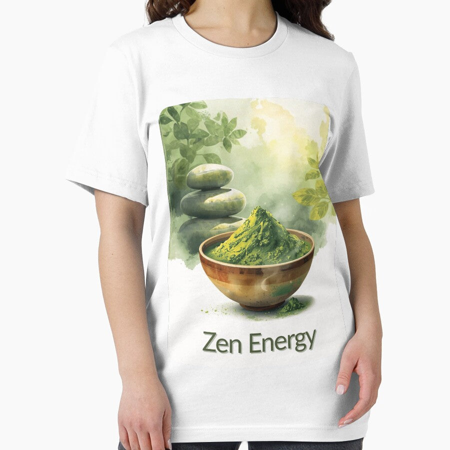 Zen Energy – Matcha Meditation Shirt by Kasad Hoodie, Sweatshirt | BlankRebels.com (Image 2)