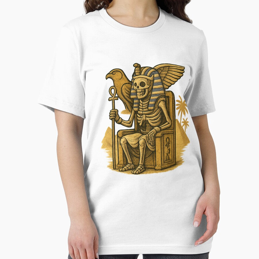 Ancient Egyptian Skeleton Pharaoh Boxy T-Shirt, Hoodie & Gothic Historical Clothing by Minato_Monarch Sweatshirt (Image 2)