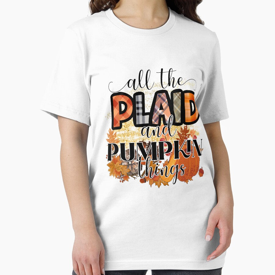 All The Plaid And Pumpkin Things Funny Fall Halloween by Bemumd-art T-Shirts, Hoodie, Sweatshirt | BlankRebels.com (Image 2)