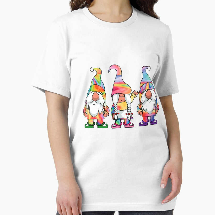 Three Hippie Gnomes Tie Dye Retro Vintage Hat Peace Gnome by shannange T-Shirts, Hoodie, Sweatshirt (Image 2)