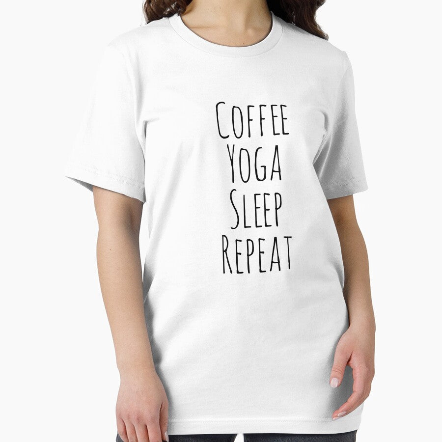 Coffee yoga Sleep Repeat by The  Lifers T-Shirts, Hoodie, Sweatshirt | BlankRebels.com (Image 2)