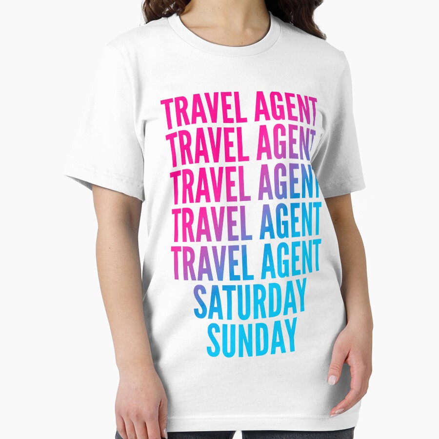 Travel agent work week for Travel agents by SVPOD T-Shirts, Hoodie, Sweatshirt | BlankRebels.com (Image 2)