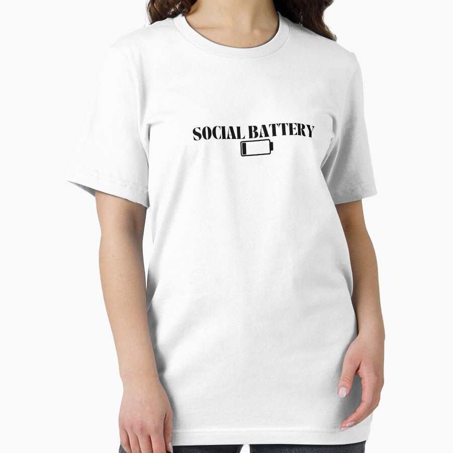 Social Battery 0% Funny Introvert Anxiety Gift by HUMORONCOTTON T-Shirts, Hoodie, Sweatshirt | BlankRebels.com (Image 2)