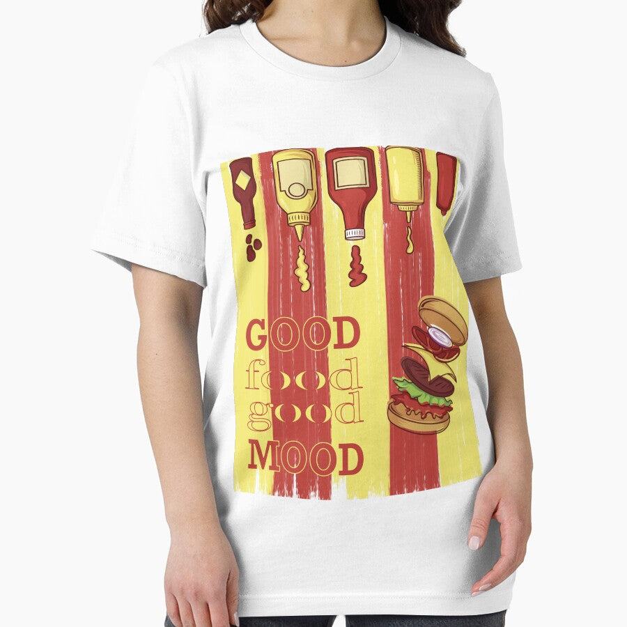 Good Food, Good Mood: The Ultimate Burger-Themed Design by surfingfun T-Shirts, Hoodie, Sweatshirt (Image 2)