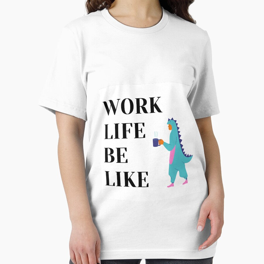 Work life be like... (dino onesie) by Dinoroarrr T-Shirts, Hoodie, Sweatshirt | BlankRebels.com (Image 2)