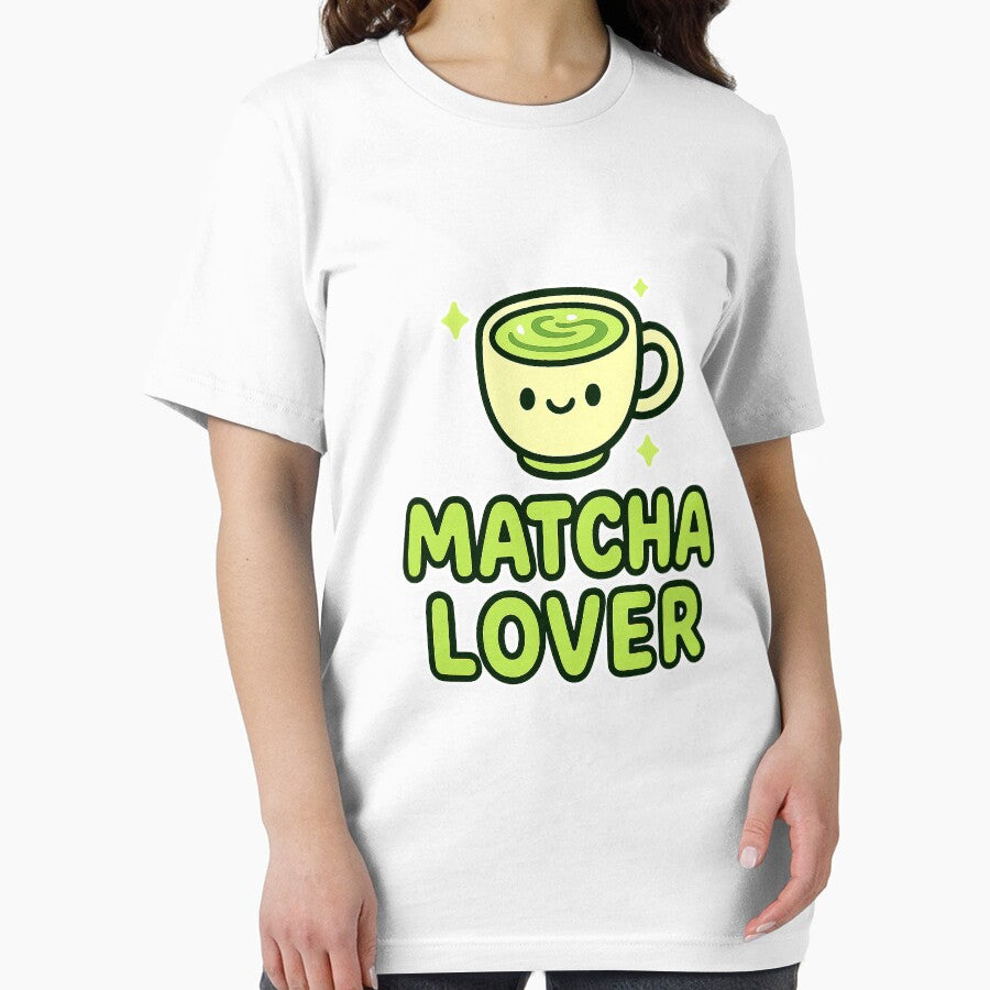 Cute Kawaii Matcha Lover Green Tea Cup Design by RedCircleArt T-Shirts, Hoodie, Sweatshirt | BlankRebels.com (Image 2)
