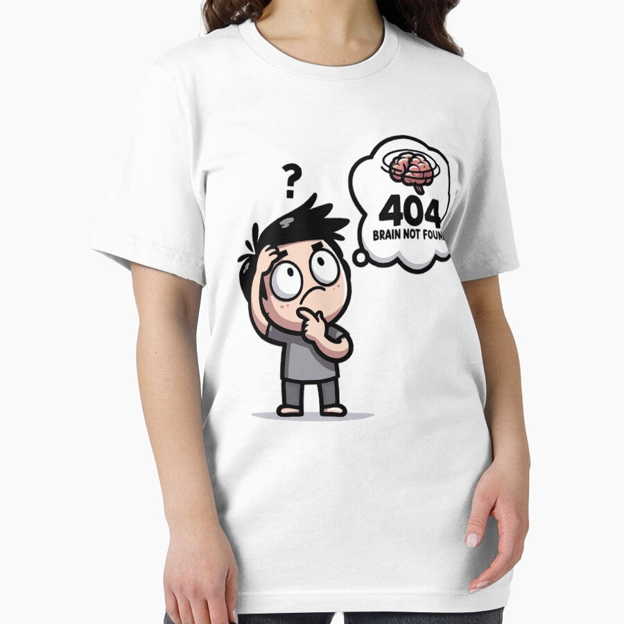 404 Brain Not Found by Tw1nsAIArt T-Shirts, Hoodie, Sweatshirt | BlankRebels.com (Image 2)
