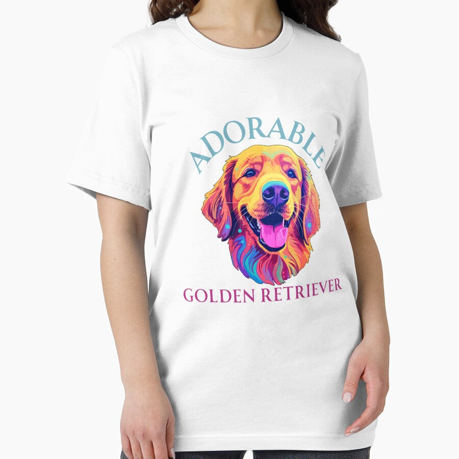 It’s a cute T-shirt with a Golden Retriever on it. by みきゃん