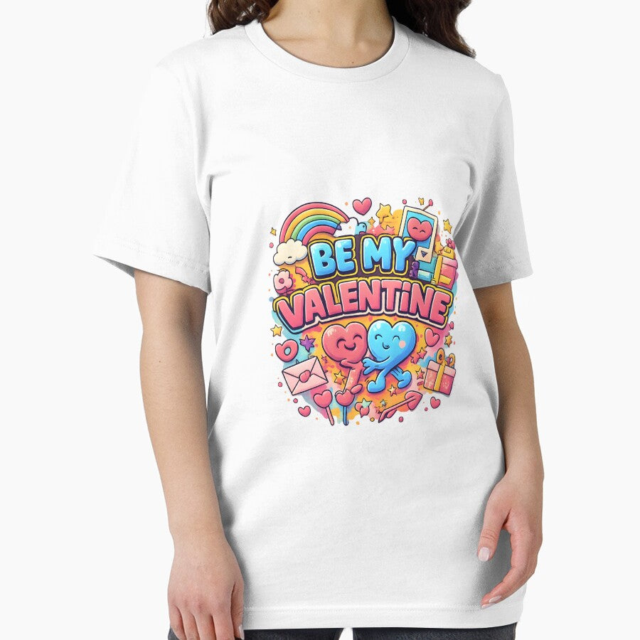 Be My Valentine – Cute Love Hearts Illustration by Sitred123 T-Shirts, Hoodie, Sweatshirt | BlankRebels.com (Image 2)