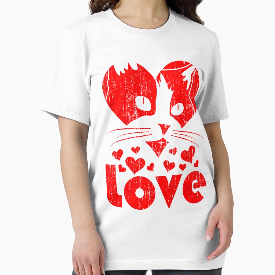 Cute and Funny Cat Shirt to Say I Love You by LaCaDesigns Hoodie, Sweatshirt | BlankRebels.com (Image 2)