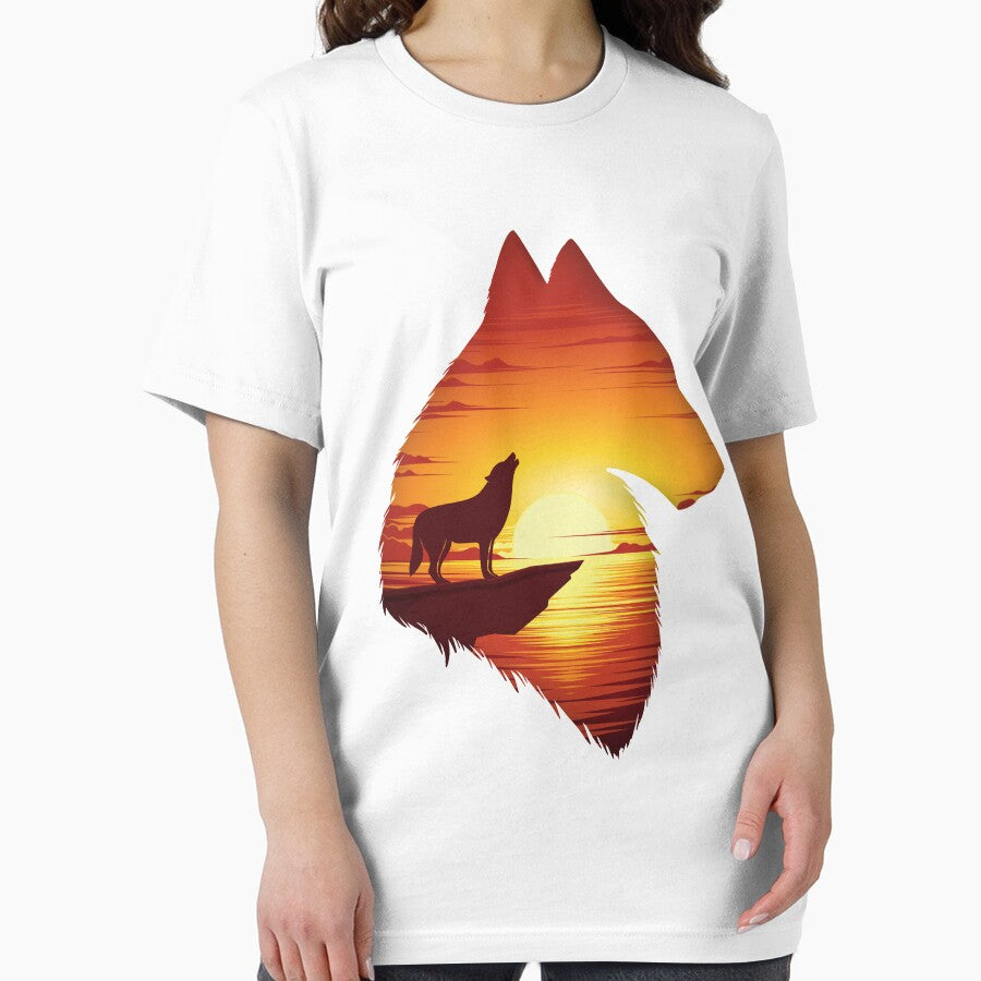 Lone wolf sunset by RAIID T-Shirts, Hoodie, Sweatshirt | BlankRebels.com (Image 2)