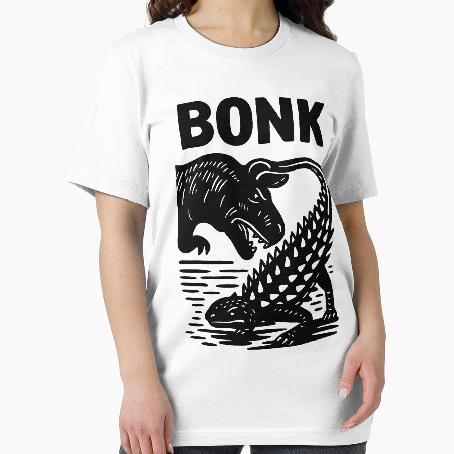 Funny Bonk Dinosaur Ankylosaurus Dino Prehistoric Humor by pansak T-Shirts, Hoodie, Sweatshirt | BlankRebels.com (Image 2)