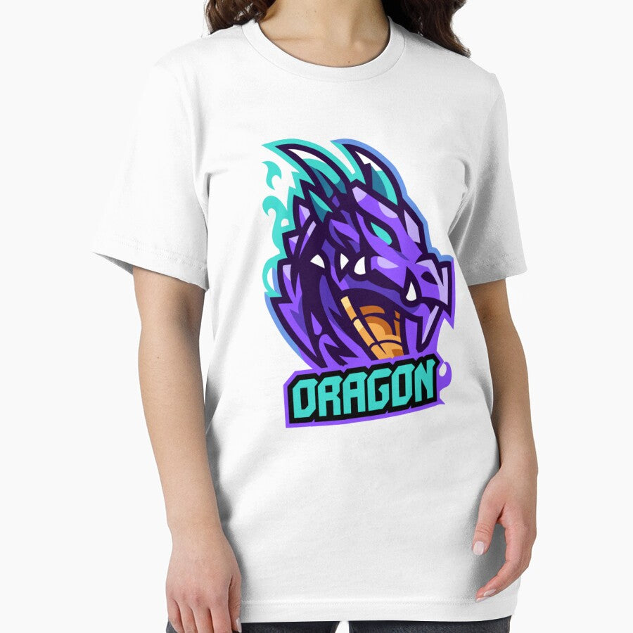 Purple Vintage Dragon Mascot by AnimalLover4eva T-Shirts, Hoodie, Sweatshirt | BlankRebels.com (Image 2)