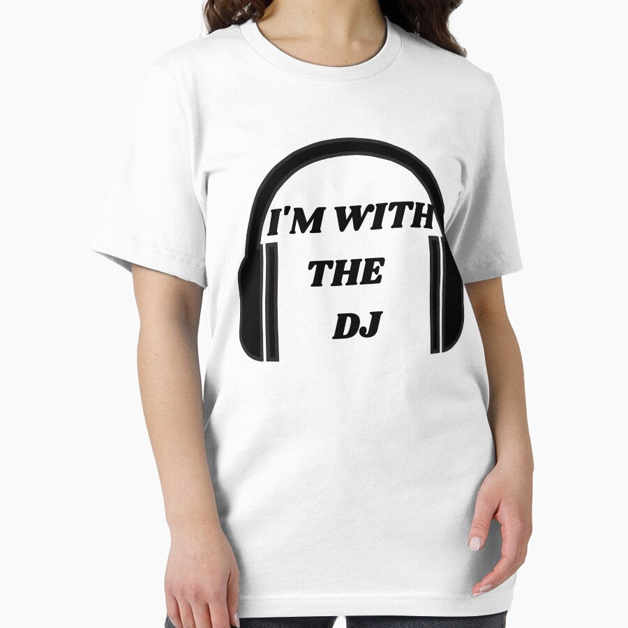 Copy of I'm With The DJ,Funny Gift For Dj,Music T-shirt by Barwane Products Hoodie, Sweatshirt | BlankRebels.com (Image 2)
