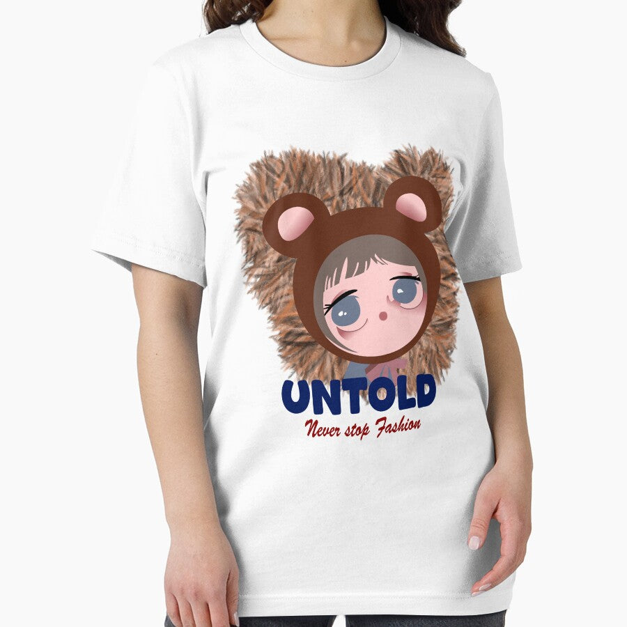 Untold Cute Bear T-Shirt - Fashion Never Stops Design by OSEAN24