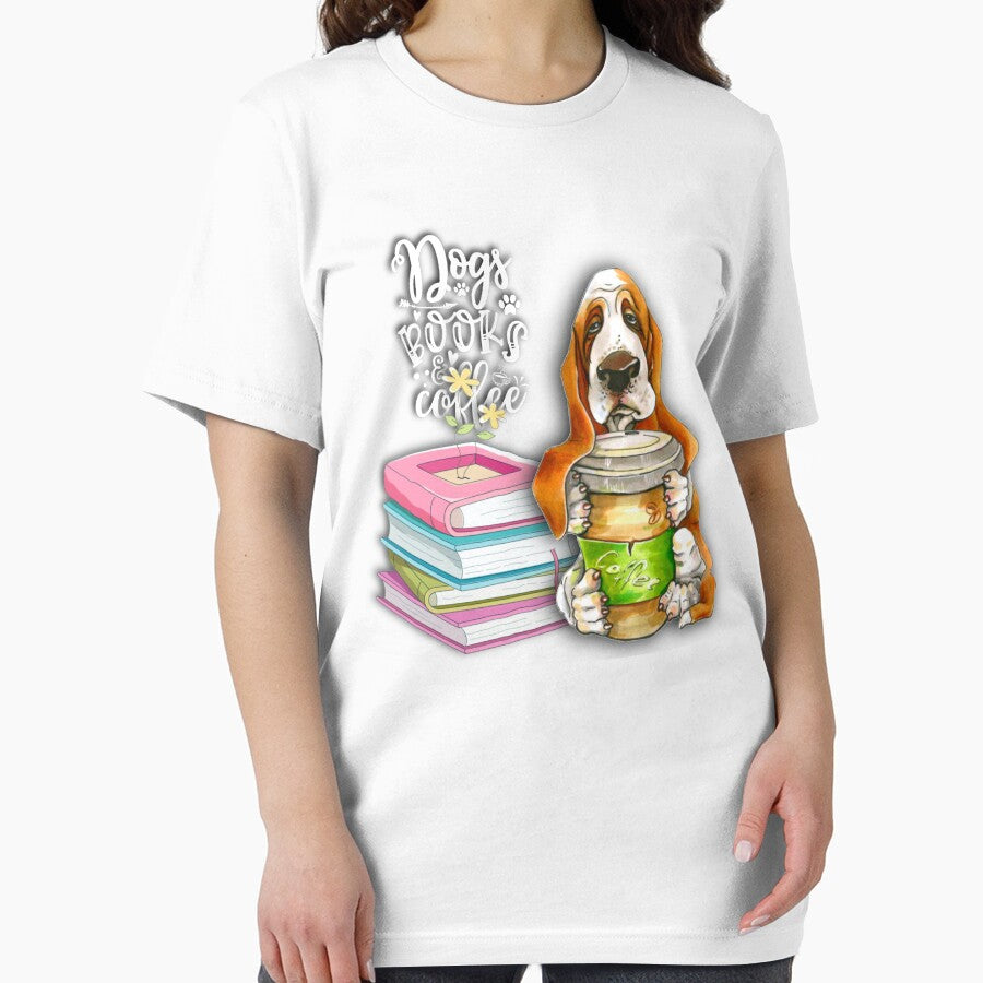Books And Coffee And Dogs And Social Justice by Alshoalla T-Shirts, Hoodie, Sweatshirt | BlankRebels.com (Image 2)