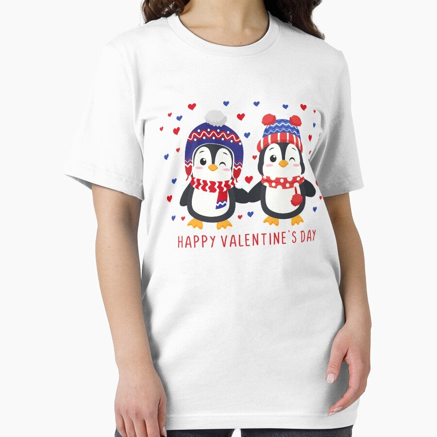 Happy Valentines Day - Penguin by Meliafroggy T-Shirts, Hoodie, Sweatshirt | BlankRebels.com (Image 2)