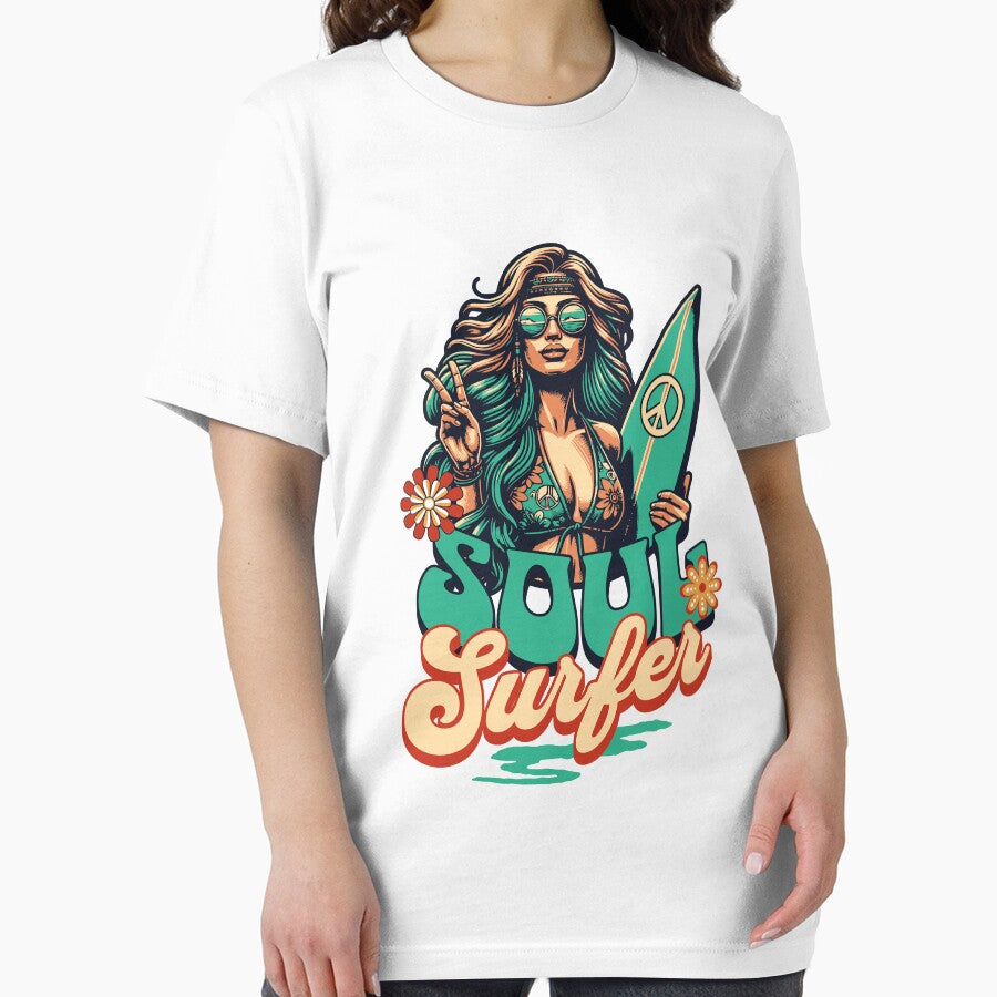 Hippie Surf Girl T-Shirt by alexbrown583 Hoodie, Sweatshirt | BlankRebels.com (Image 2)