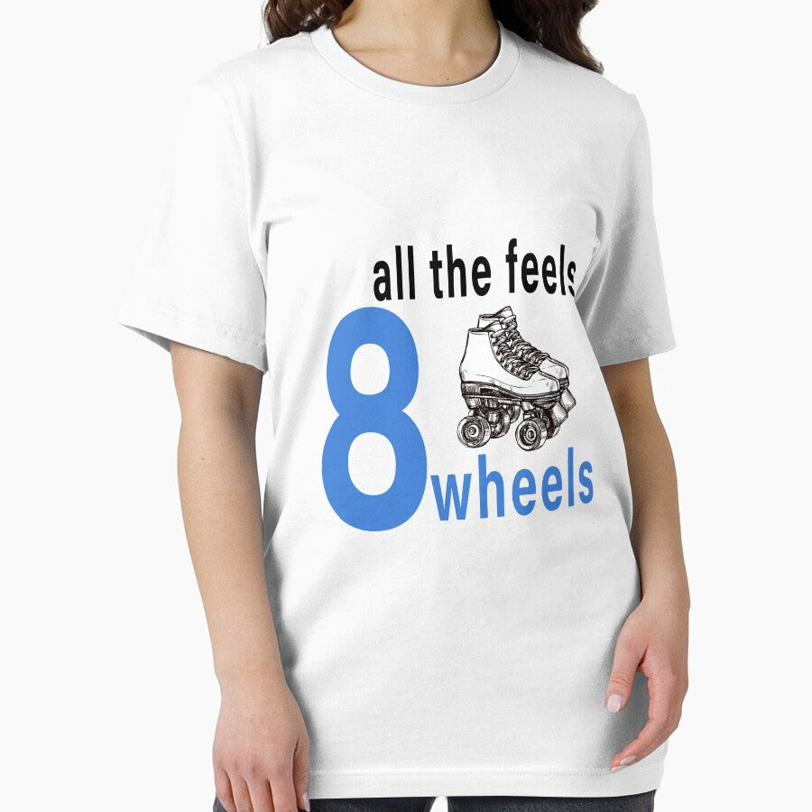 Fuuny skate all the feels an eight wheels ,gift idea for lovers skate sport by Mac Store T-Shirts, Hoodie,... (Image 2)