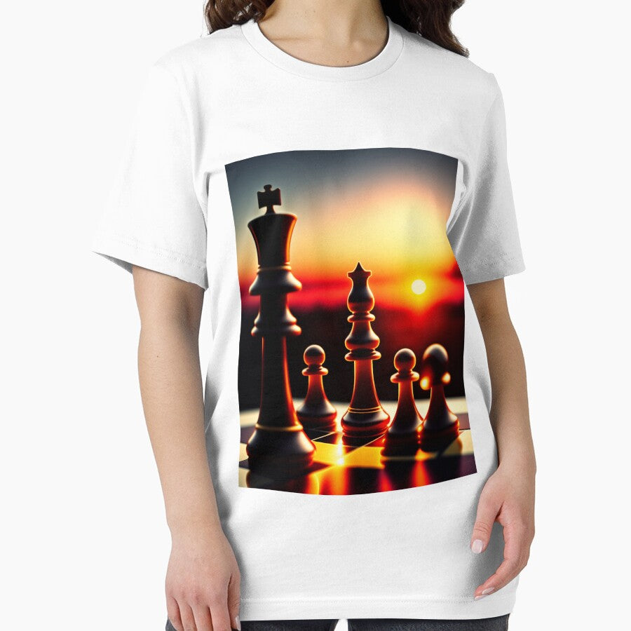 Chess Retro Sunset by erion-store T-Shirts, Hoodie, Sweatshirt | BlankRebels.com (Image 2)