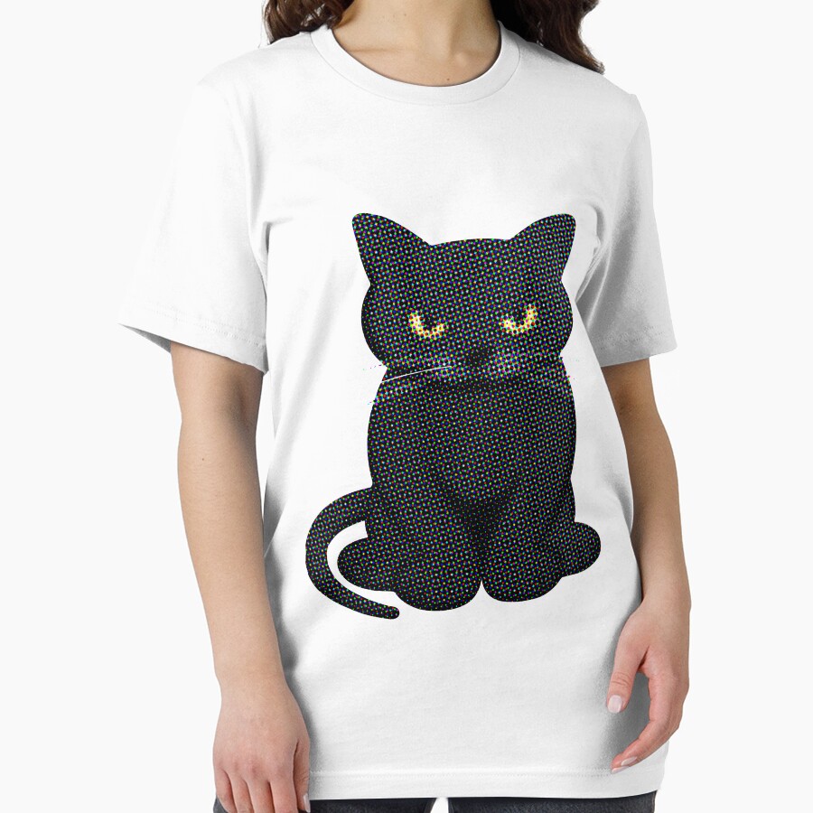 ungry cat in grunge by Ach B T-Shirts, Hoodie, Sweatshirt | BlankRebels.com (Image 2)