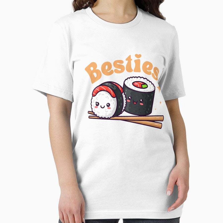 Besties Kawaii Sushi Lover Funny Matching With Friends by thebest-2studio T-Shirts, Hoodie, Sweatshirt (Image 2)