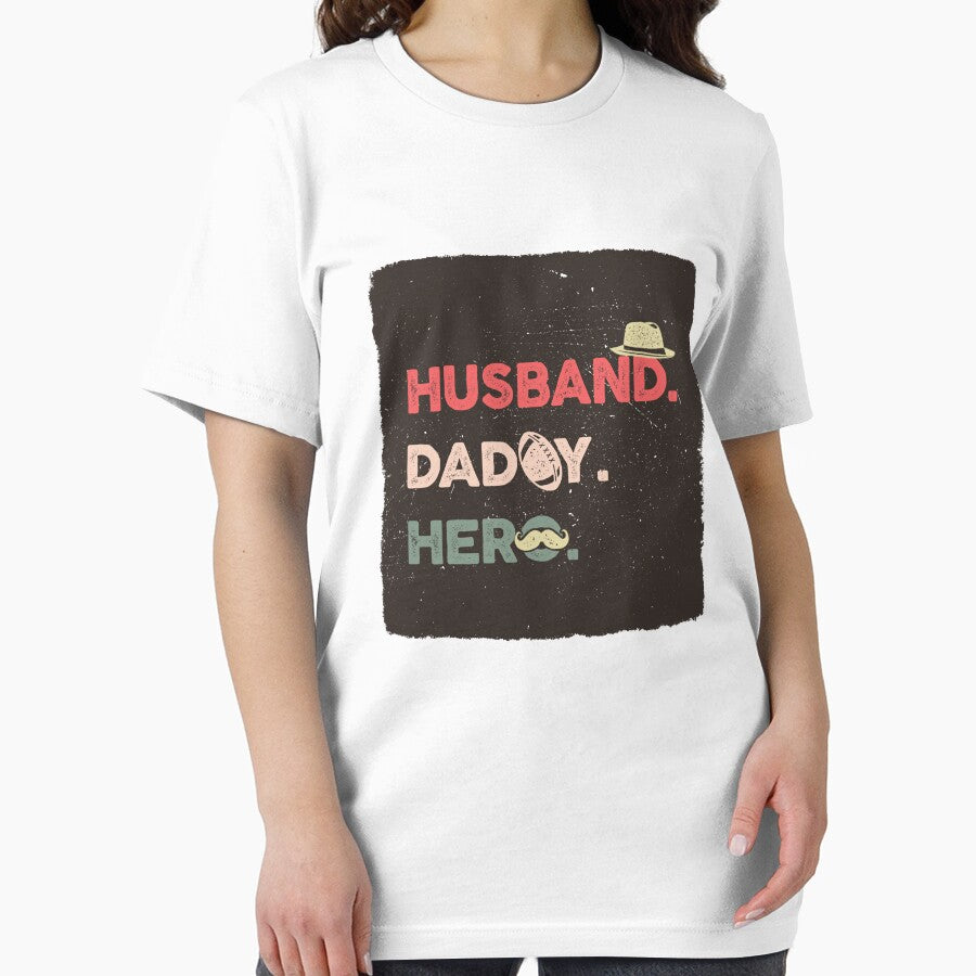 HUSBAND DADDY HERO by samir-designs T-Shirts, Hoodie, Sweatshirt | BlankRebels.com (Image 2)
