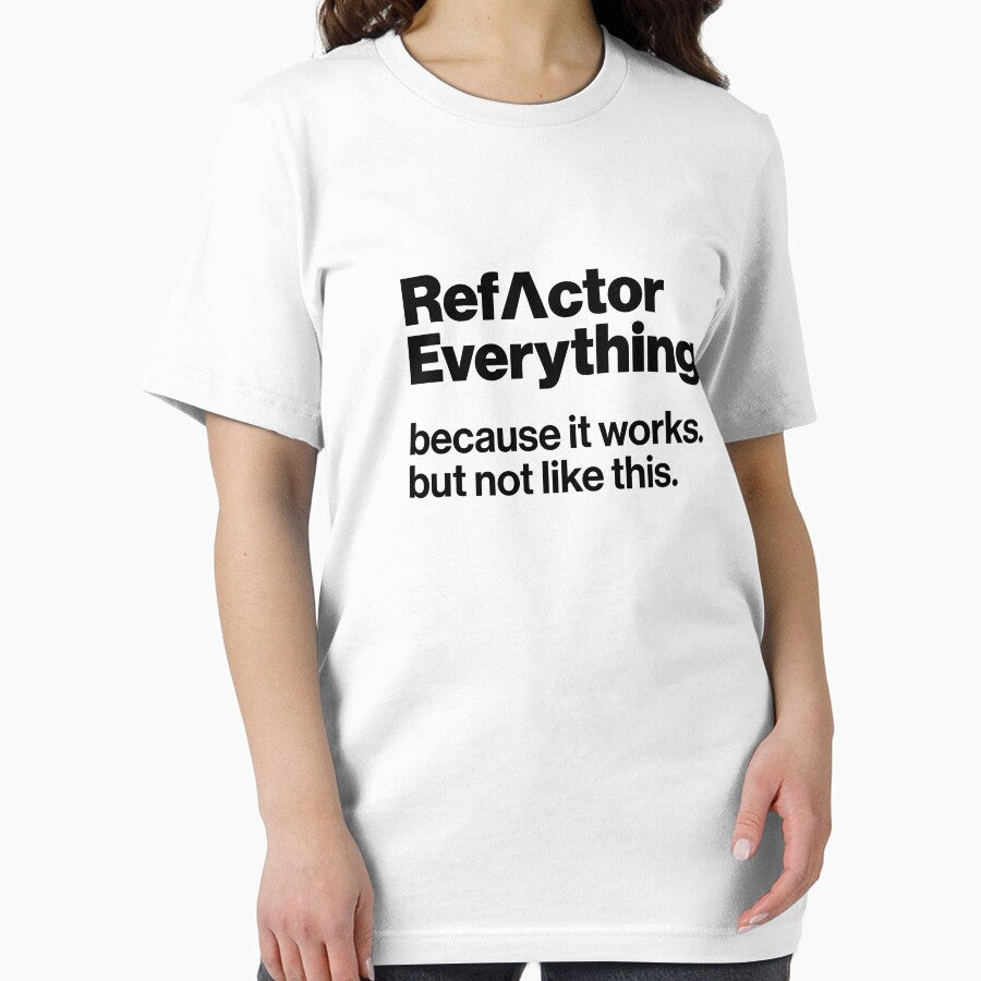 Refactor Everything – Funny Programmer Shirt for Software Developers by likescurving Hoodie, Sweatshirt (Image 2)