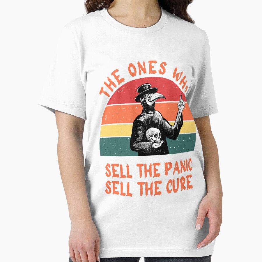 The Ones Who Sell The Panic Sell The Cure by alqila T-Shirts, Hoodie, Sweatshirt | BlankRebels.com (Image 2)