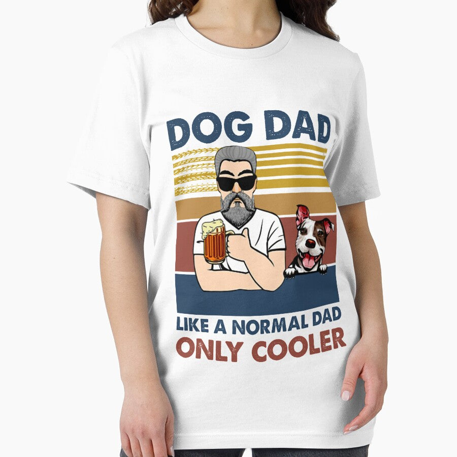 Dog dad like a normal dad only cooler vintage by BiancaMoss51 T-Shirts, Hoodie, Sweatshirt | BlankRebels.com (Image 2)