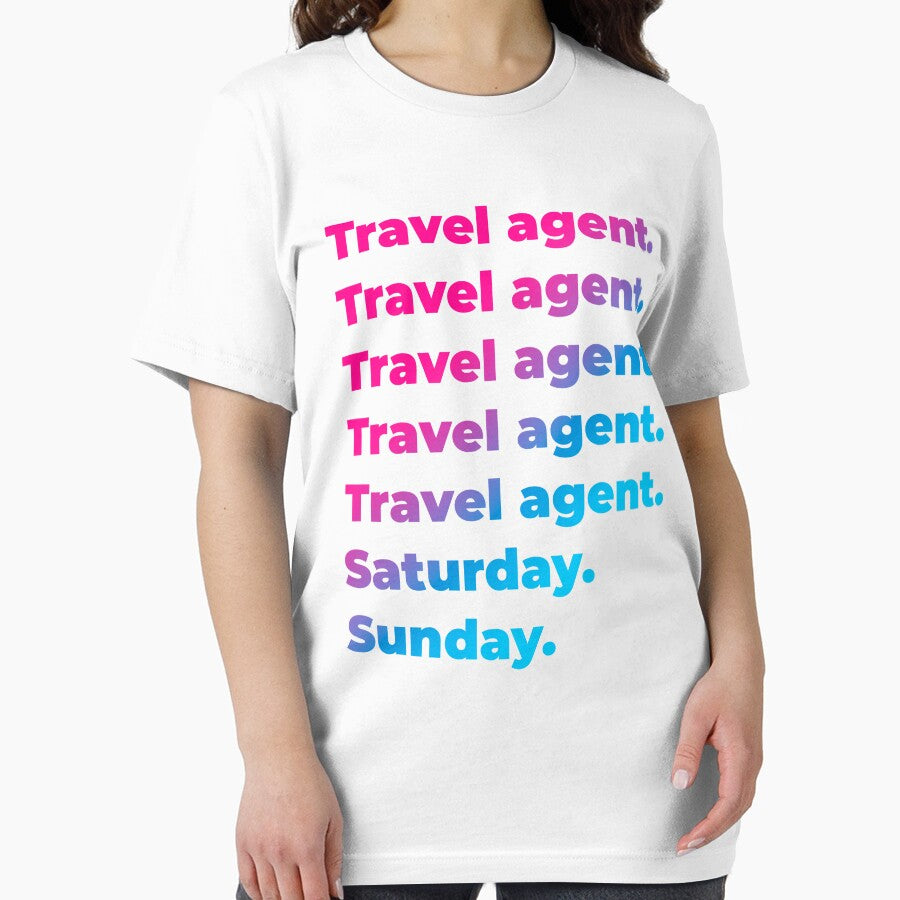 Travel agent work week by SVPOD T-Shirts, Hoodie, Sweatshirt | BlankRebels.com (Image 2)