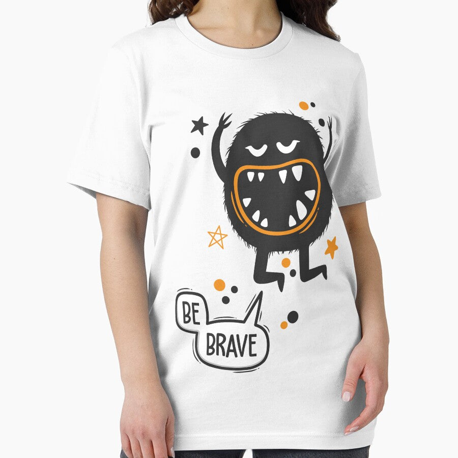 BE BRAVE Weird Doodle Monster by ChilledDoodle
